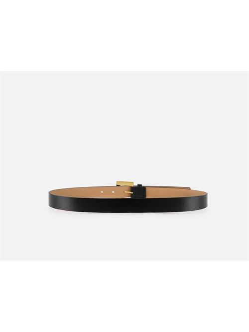 Leather belt with printed logo ELISABETTA FRANCHI | CT22S46E2.110